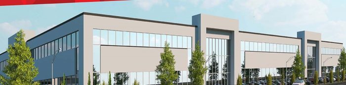 The InksPort Business Park at Manitoba’s CentrePort Canada will be comprised of four buildings totalling 375,000 square feet of industrial space for lease on 68 acres.